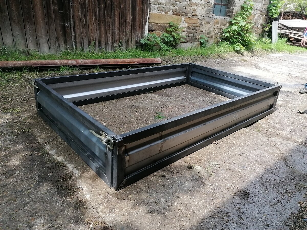 Predám trapezový plech na bočnice vlečka-korba auto karhak - 3