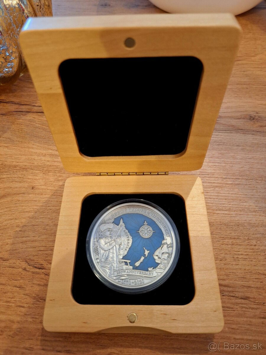 JAMES COOK DISCOVERY" 250th Anniversary Silver Coin - 3