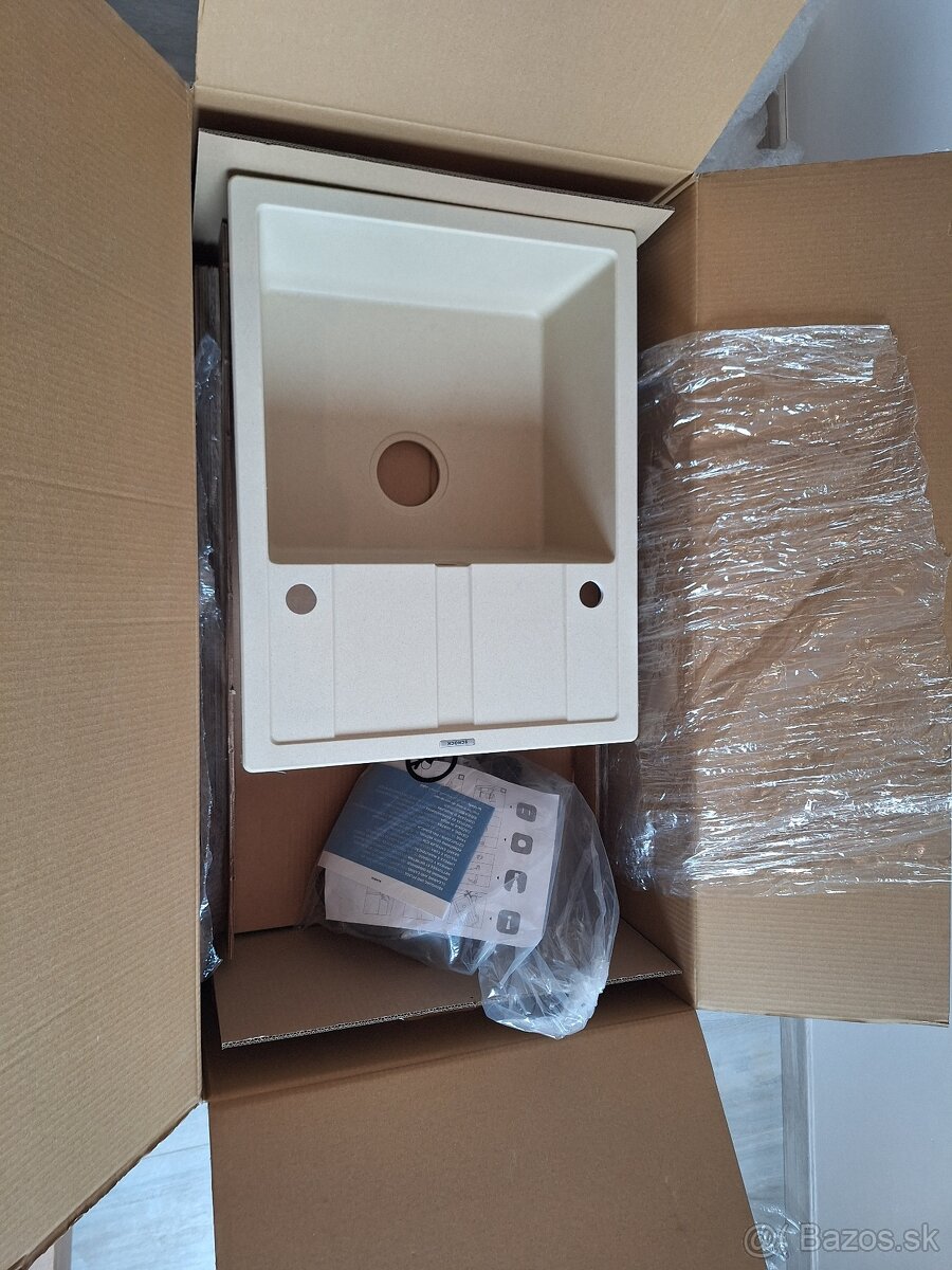 Nový béžový granitový drez Schock - 3