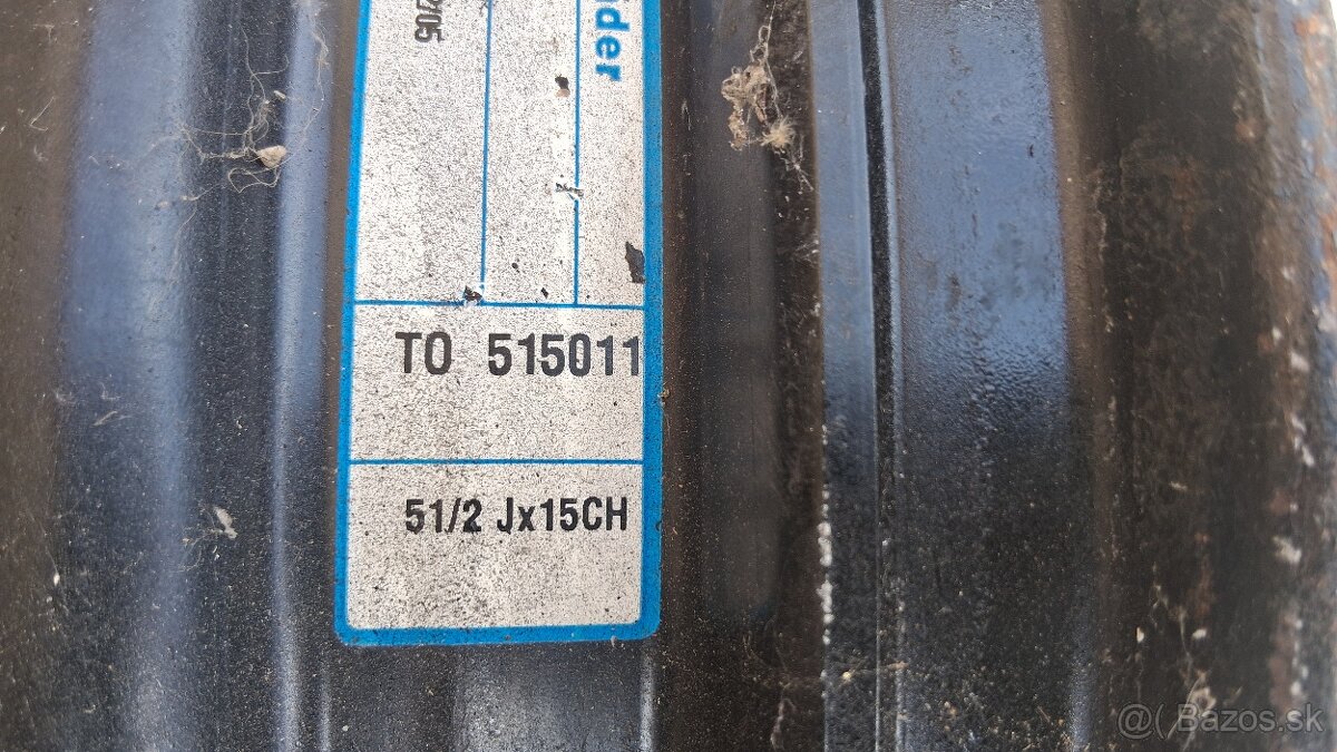 Plechove disky 4x100 R15 - 3
