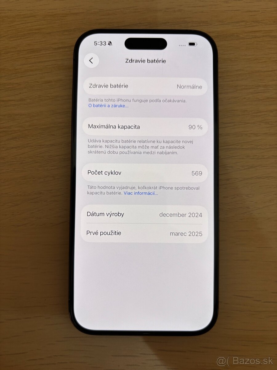 iPhone 15 Pro 128gb, 90% Batéria - 3