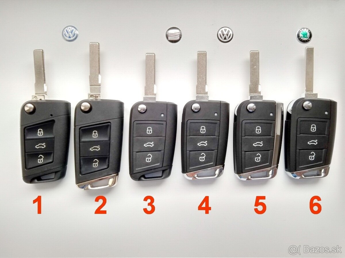 Škoda octavia fabia superb autokľuč obal kluča - 3