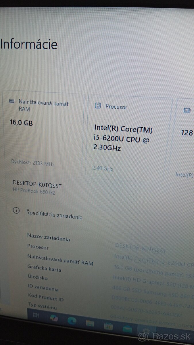 NOTEBOOK HP PROBOOK 650 G2 - 3