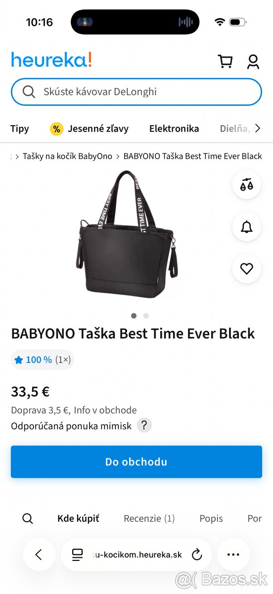 Taška na kočiar babyono - 3