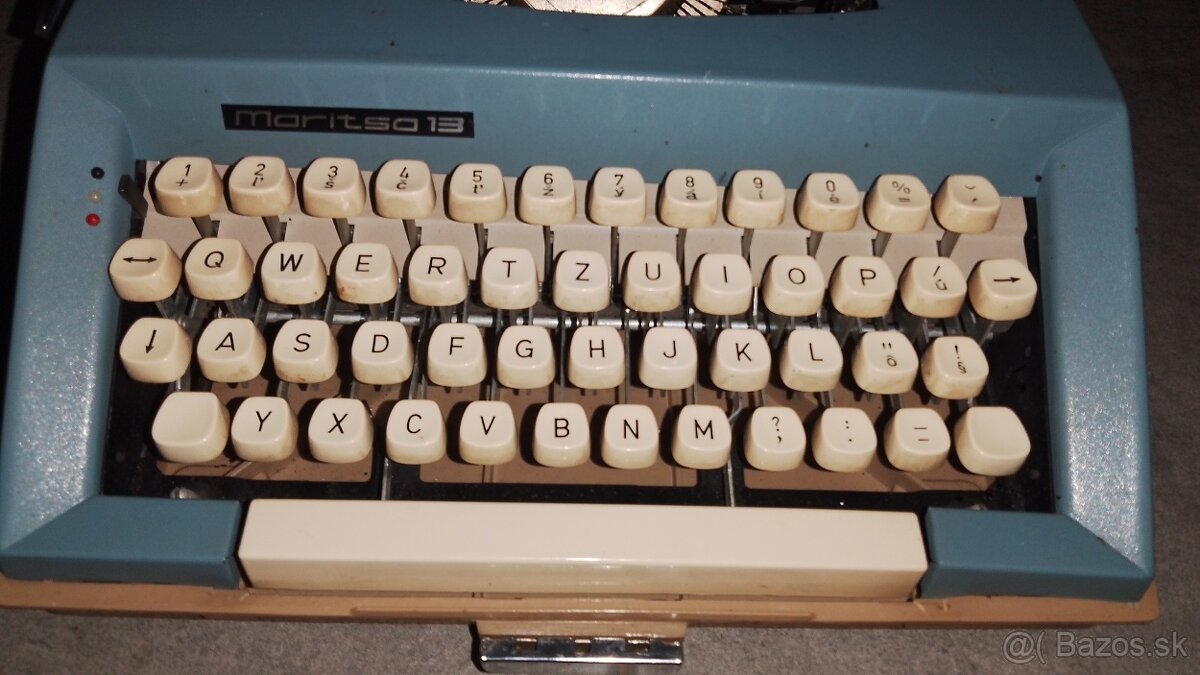 Starožitný písací stroj Maritsa 13 / SK - 3
