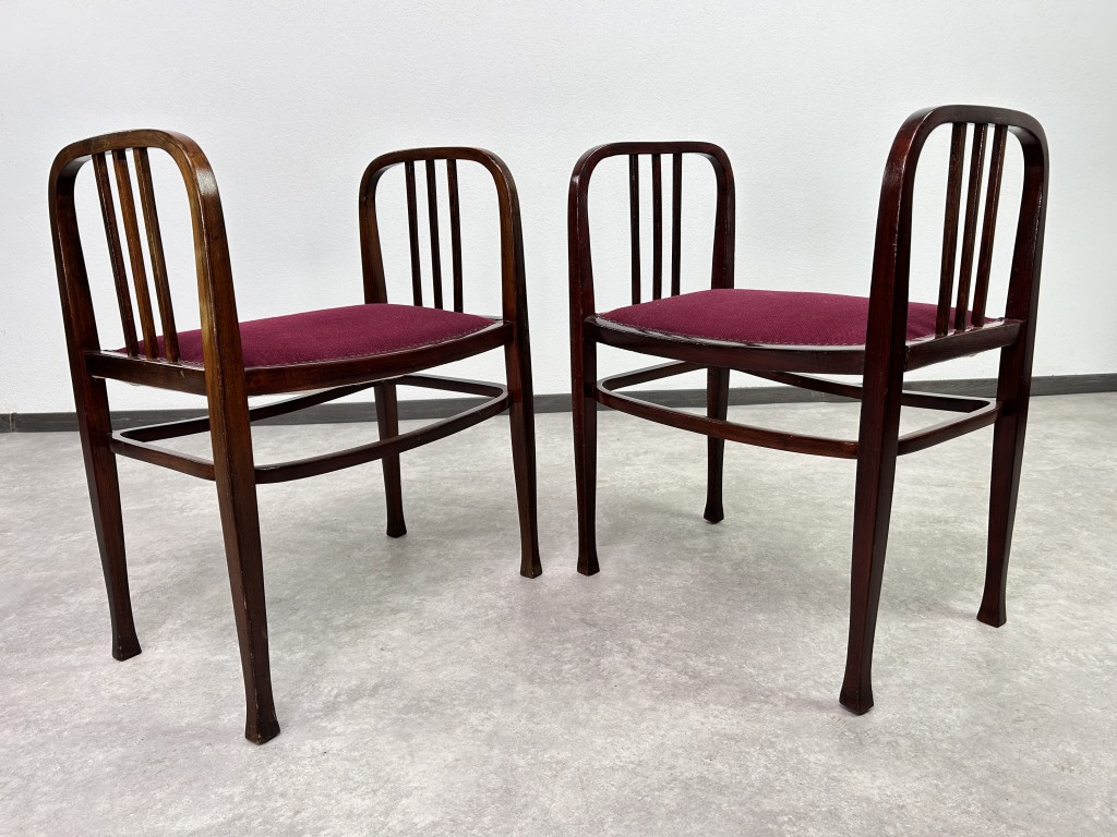 Thonet kresielka - taburety 1900 Otto Wagner - 3