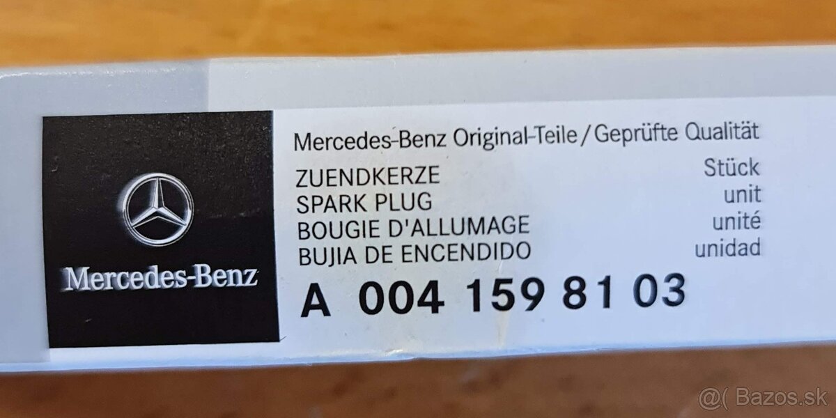 Sada 8 Originálnych Mercedes Sviečok č. dielu A004159810 - 3