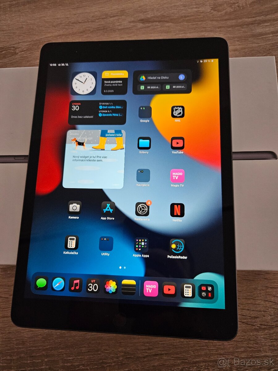 Predám iPad 10.2, 64 GB silver grey, 9. generácia - 3