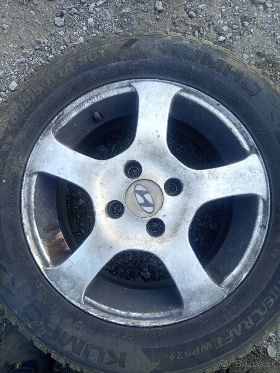 185/65 R14 4x100 Alu disky - 3