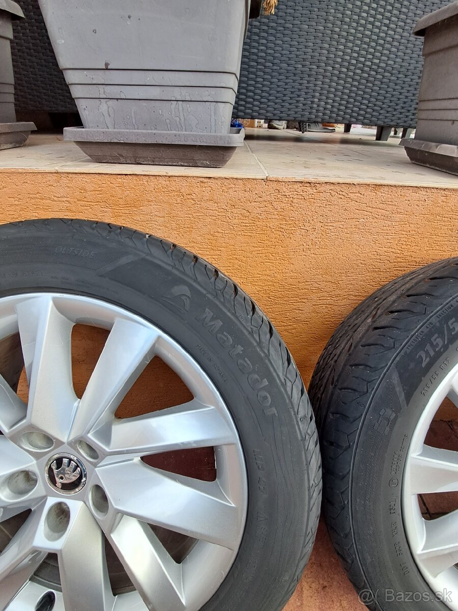 Predám originál disky 215/55 R17 - 3