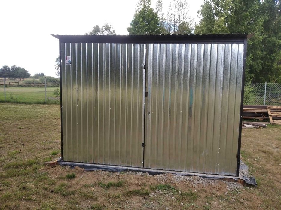 3x5m plechová garáž - 3