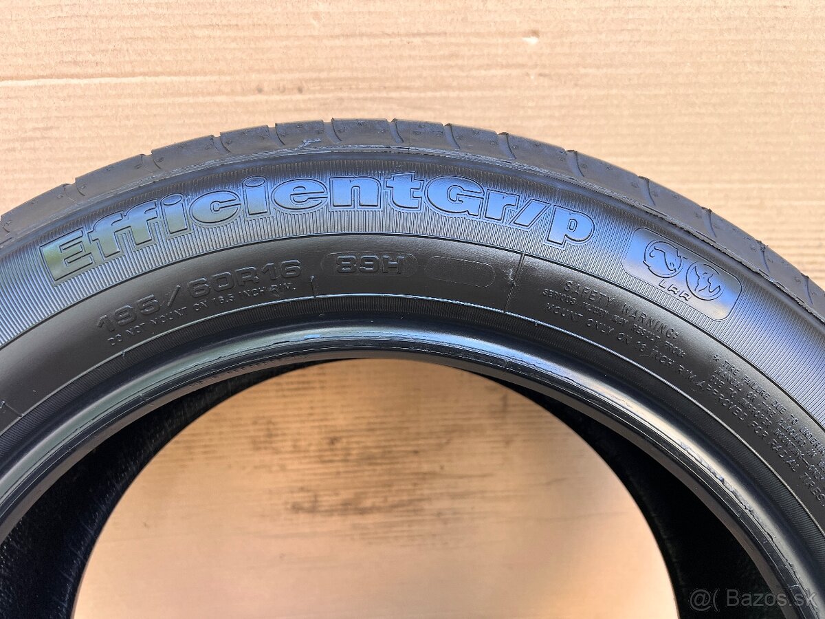 Letné pneumatiky 195/60 R16 Goodyear dva kusy - 3