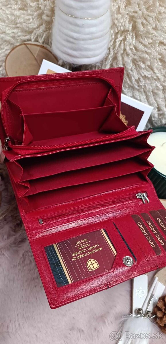 ♦️ červená peňaženka ♦️ - 3