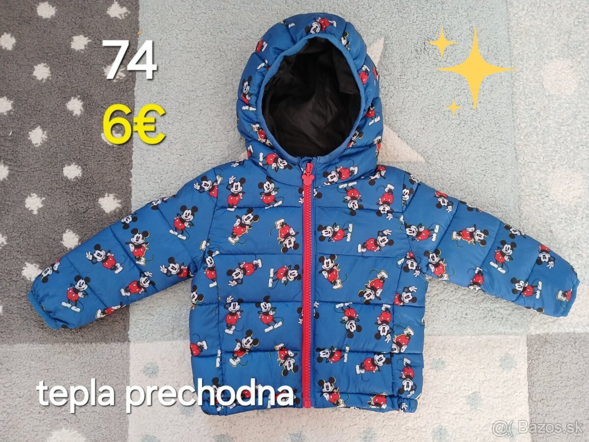 Chlapcenska prechodna bunda a vesta 74 - 3