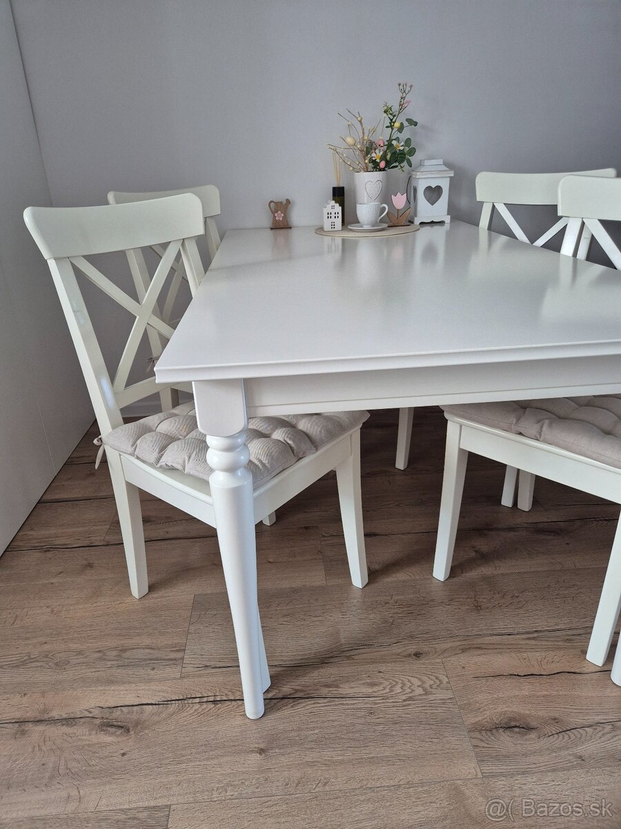 Jedálenský stôl Ingatorp + 4 stoličky Ingolf - 3
