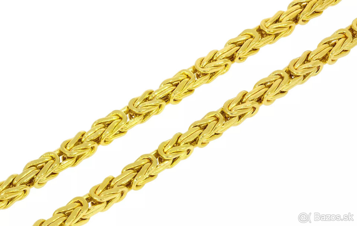 NOVÁ Zlatá retiazka s nadčasovým Kráľovským vzorom - Korai - 3