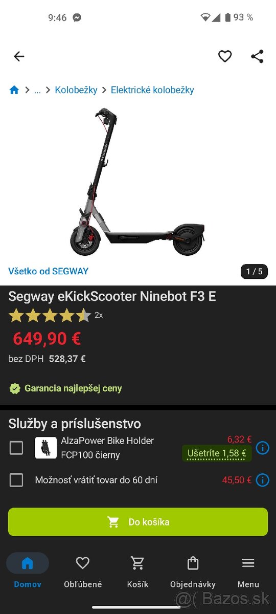 Kolobežka Segway Ninebot F3 - 3