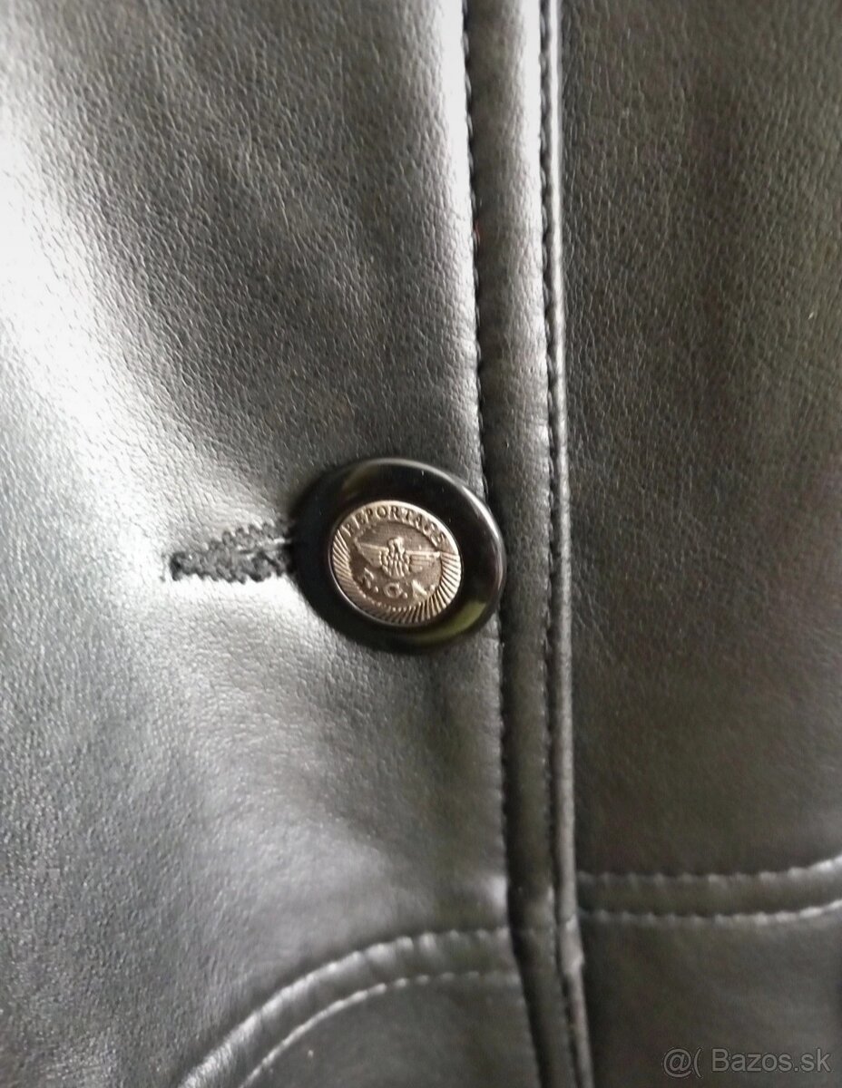 Kabát umelá koža dámsky - 3