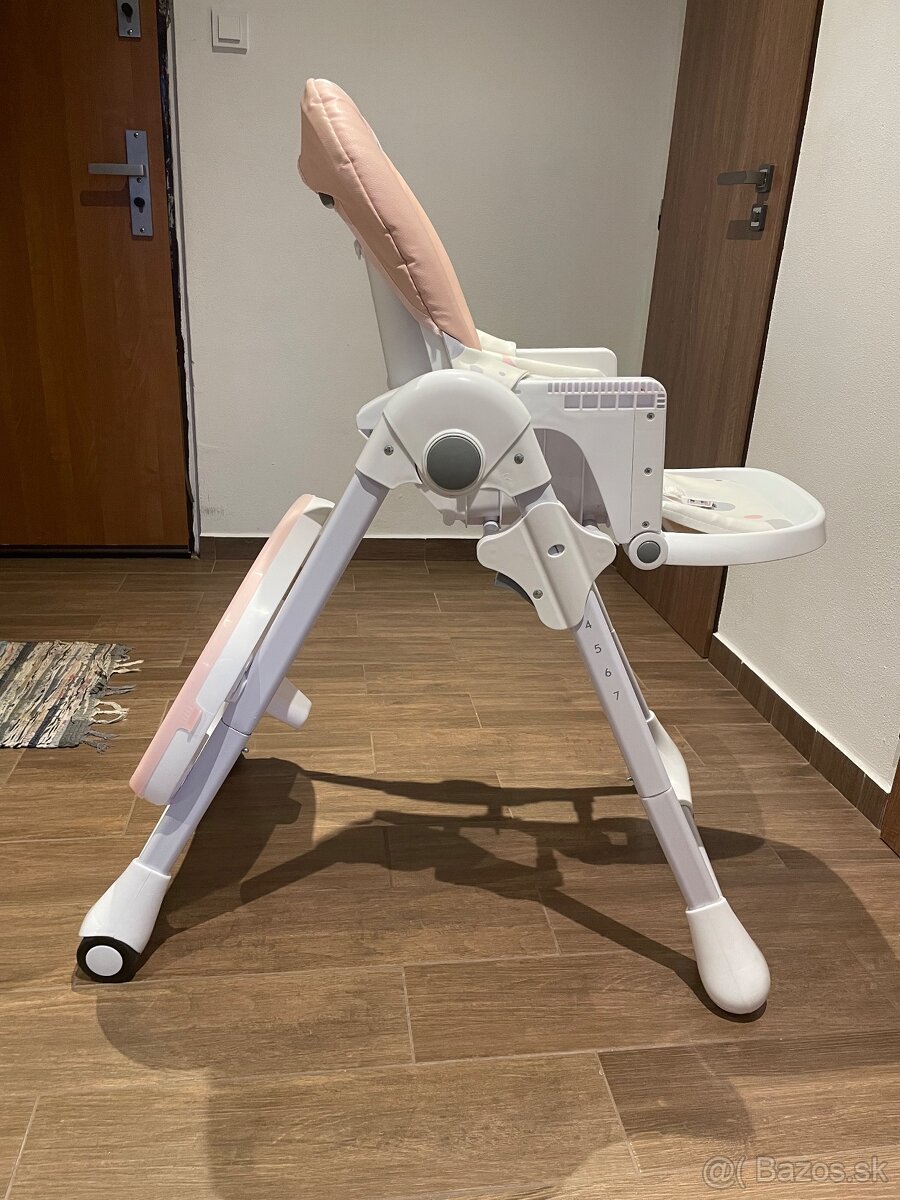 Detská polohovateľná jedálenská stolička - 3