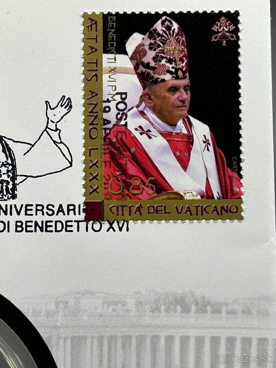 Investičné striebro minca cook Island Benedikt swarovski - 3