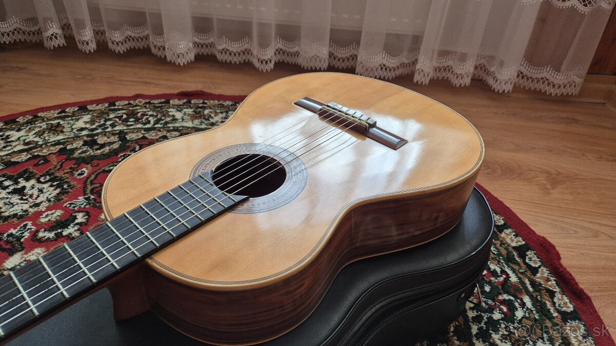 Guiseppe Guagliardo ručne vyrobená klasická gitara s kufrom - 3