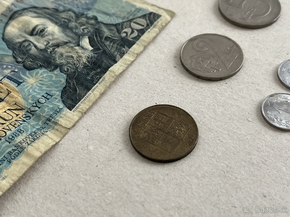 Československé bankovky / mince - 3