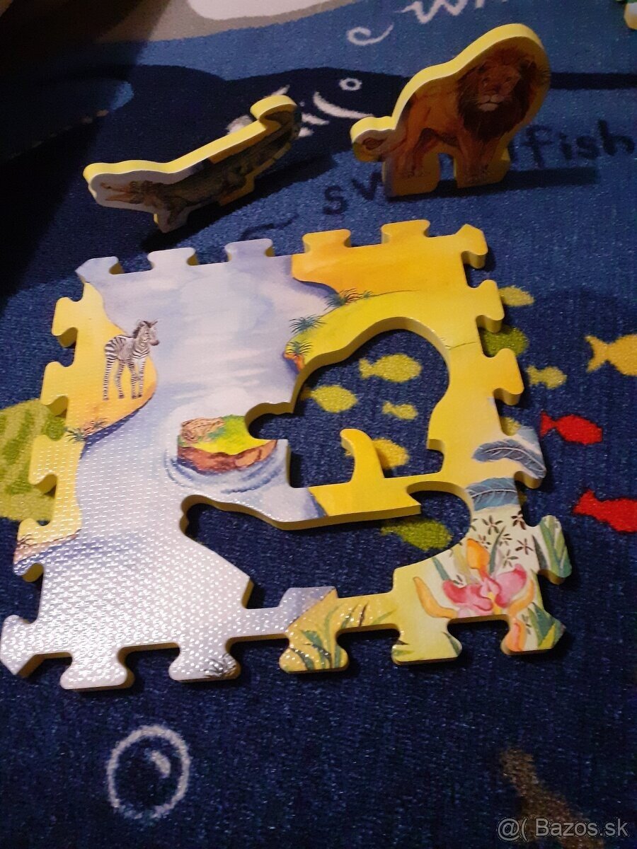 Penové Puzzle Zvieratá - PODLOŽKA - 3