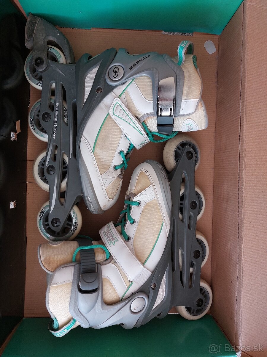 Darujem inline korcule NoFear vel.5 (38) - 3