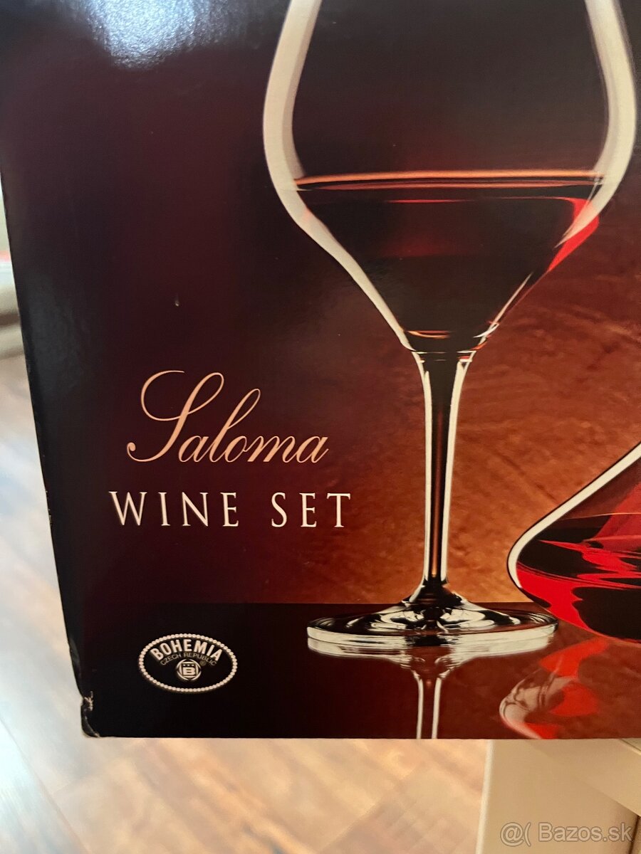 Saloma wine set Bohemia Crystal - 3