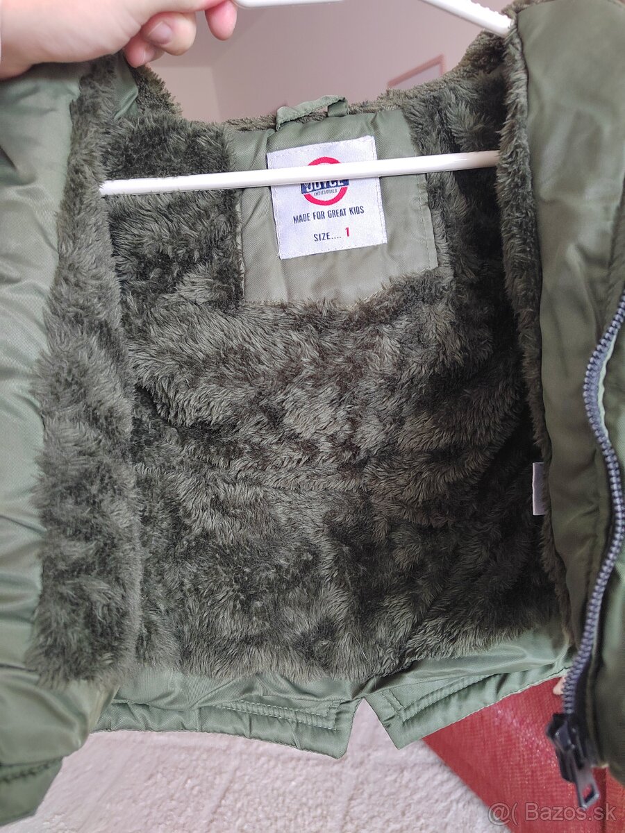 Zimná bunda s kožušinou v.1,5 - 2 r. - 3