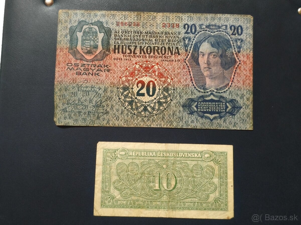 Staré bankovky 1913 - 3