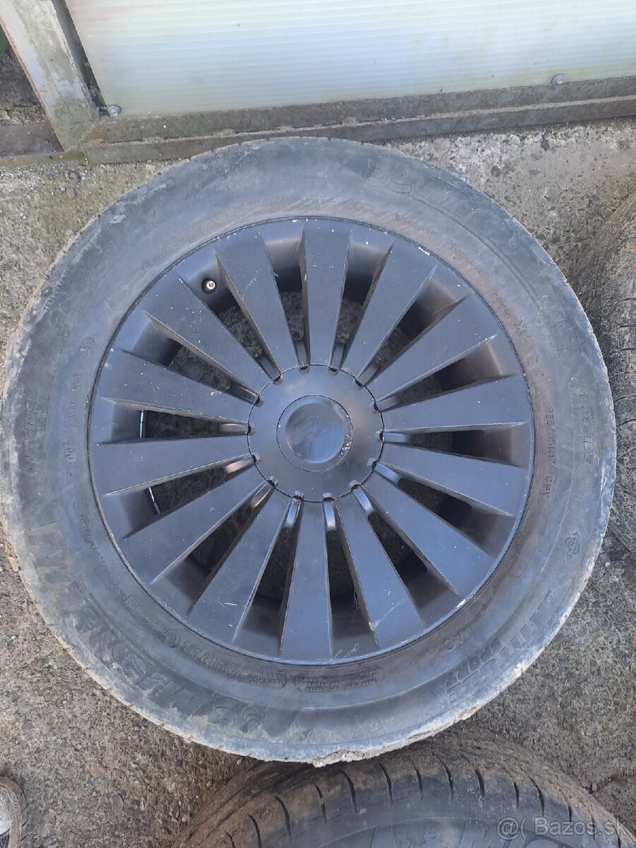 5x112 R17 VW Macau 5ks + Letné pneu - 3