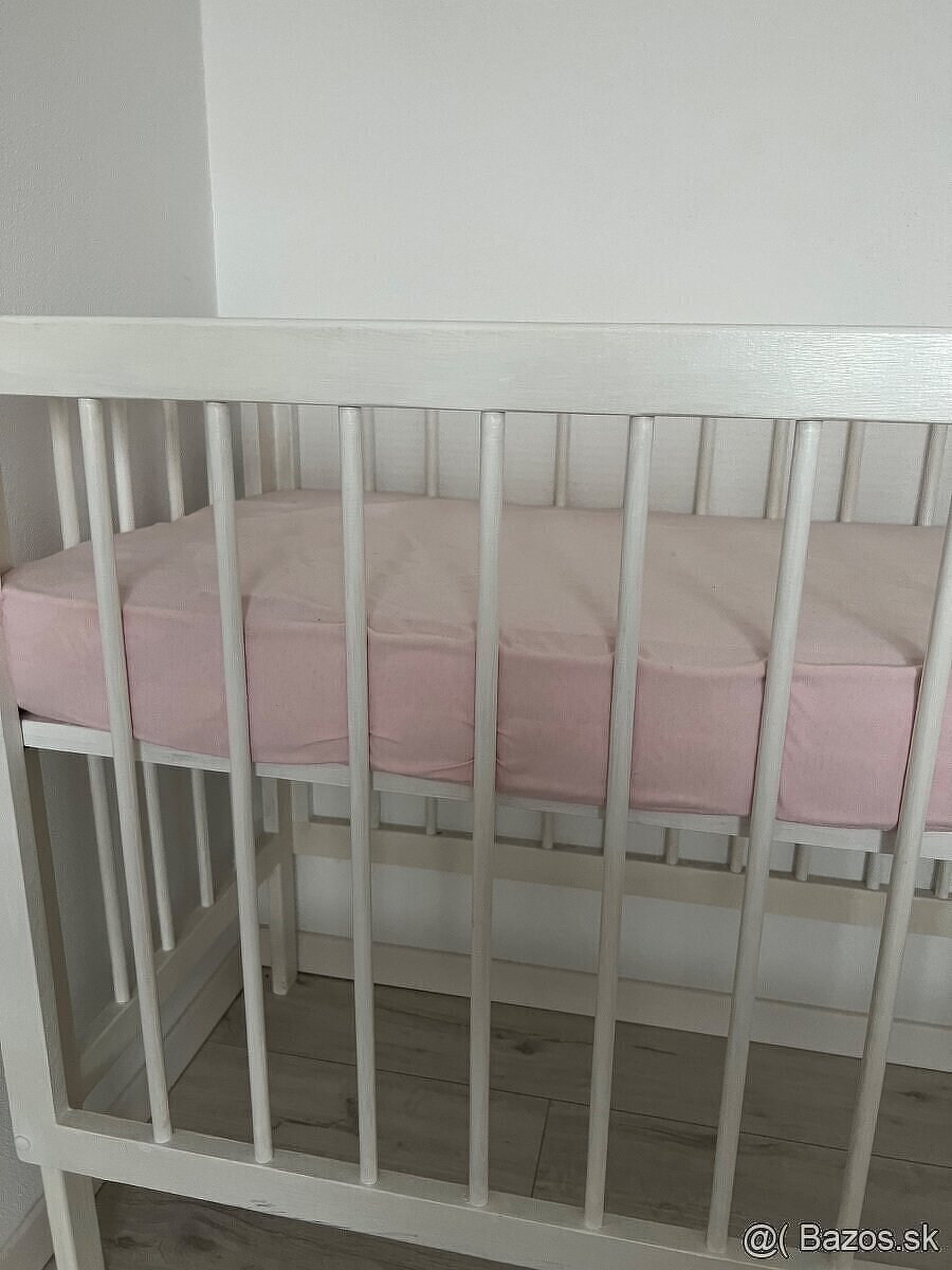 detská postieľka 120x60 cm s matracom - 3