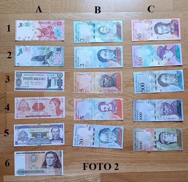 Bankovky mix svet UNC - 3