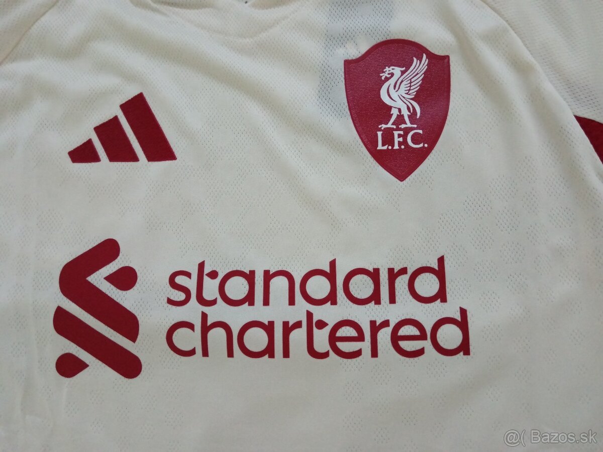 futbalový dres Liverpol FC 25/26 Authentic svetlobežový - 3