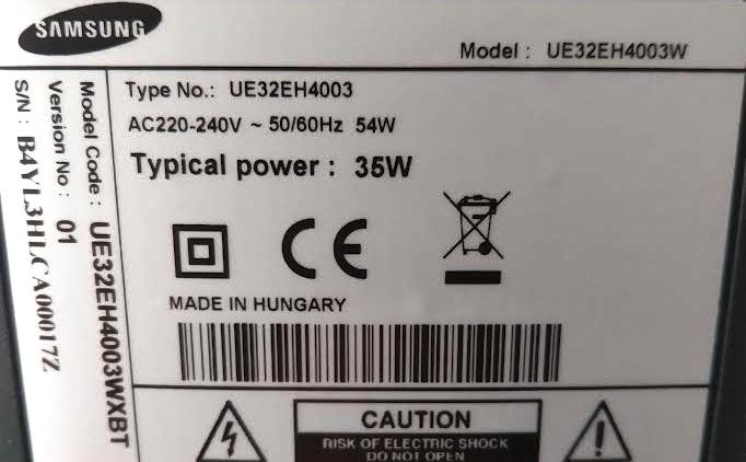 Televízor Samsung UE32EH4003 - 3