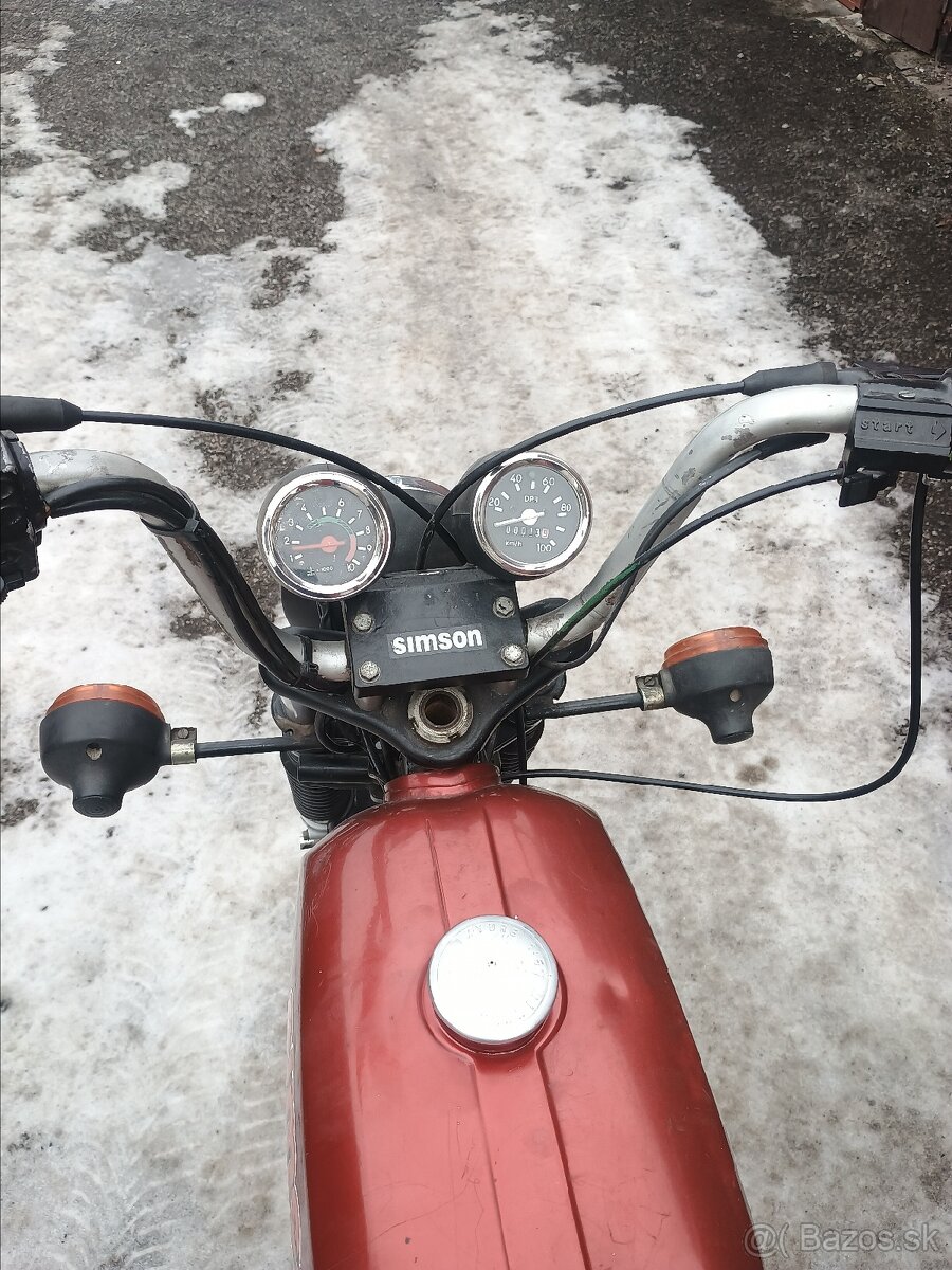 Motocykel Simson enduro - 3