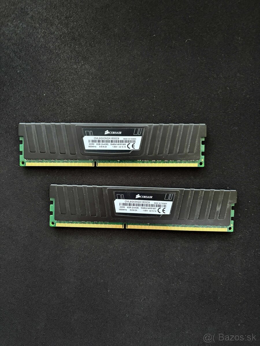 8GB 2x4 DDR3 1600mhz corsair vengeance - 3