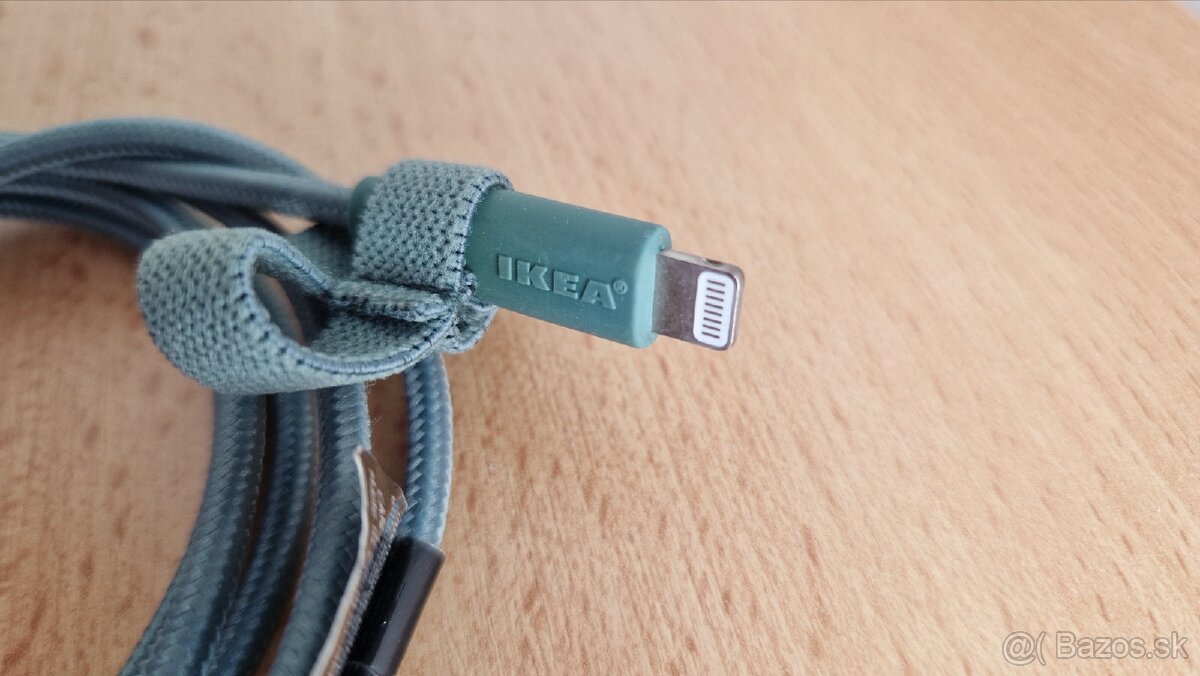 Kábel lightning pre nabíjanie Apple zariadení s adaptérom - 3
