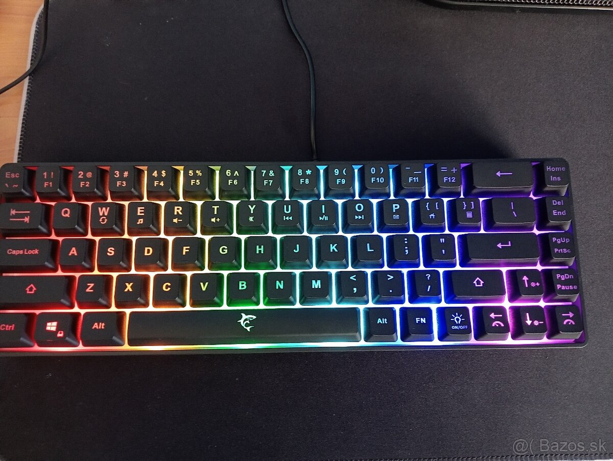 Klávesnica white shark ronin - 3