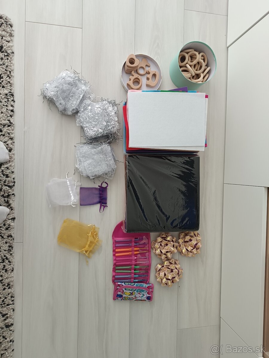 Kreatívny mix, filc, háčiky, výplne do hračiek - 3