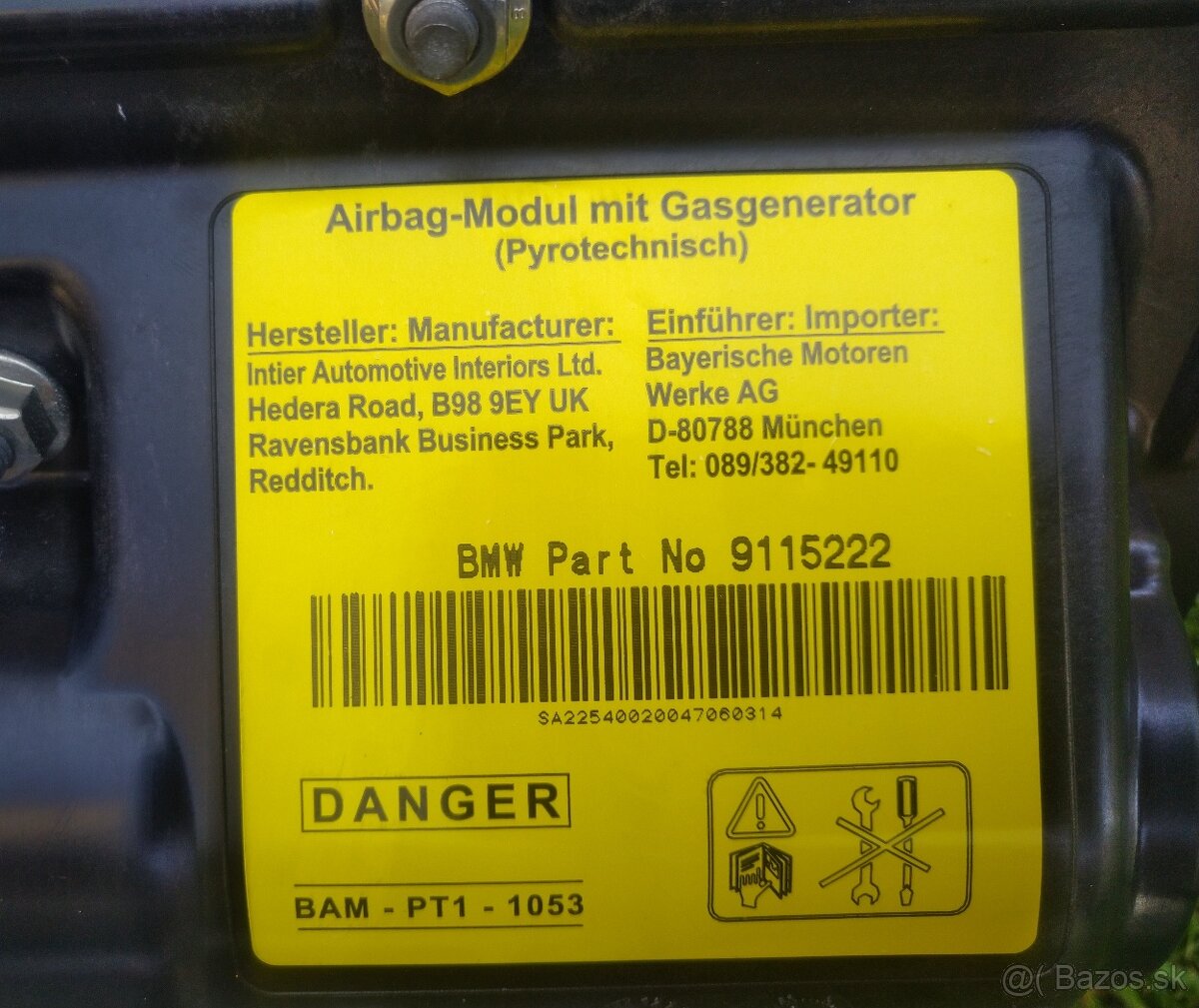 airbag set MINI COOPER 1.G face - 3