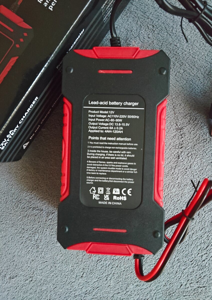 Inteligentná smart autonabijacka 12v /24v pre auto aj moto - 3