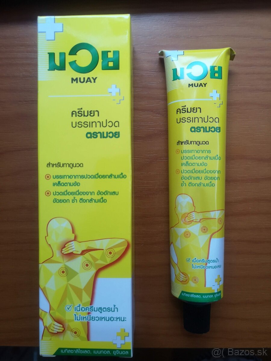 Muay thai originál thajská masť / olej s aplikatorom a iné. - 3