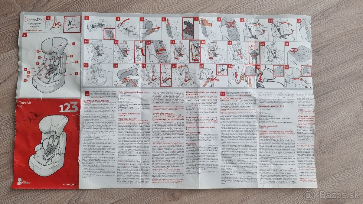 Predame autosedacku Ferrari 9-36kg - 3