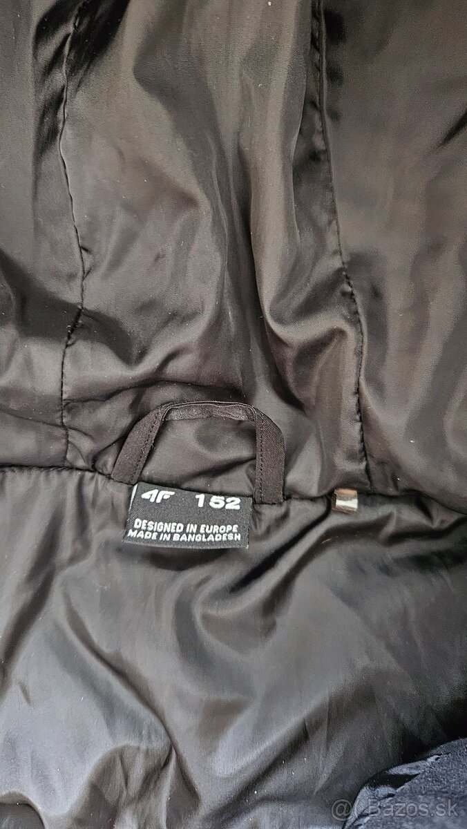 Zimná bunda 4F predlžená vel.152 - 3