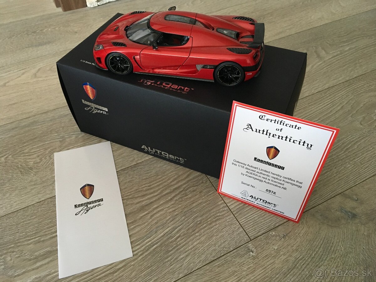 1:18 Autoart, Koenigsegg - 3