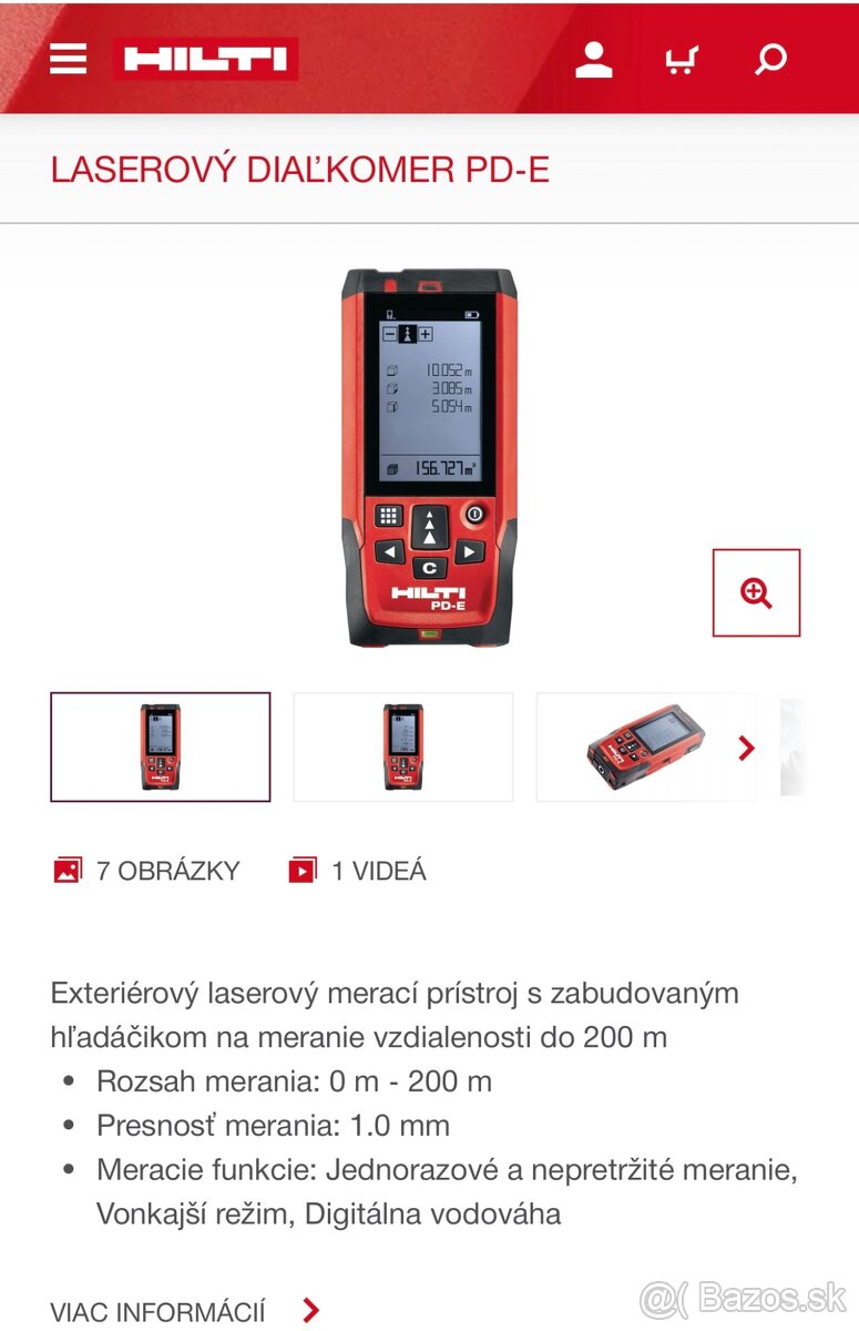 HILTI laser PD-E - 3