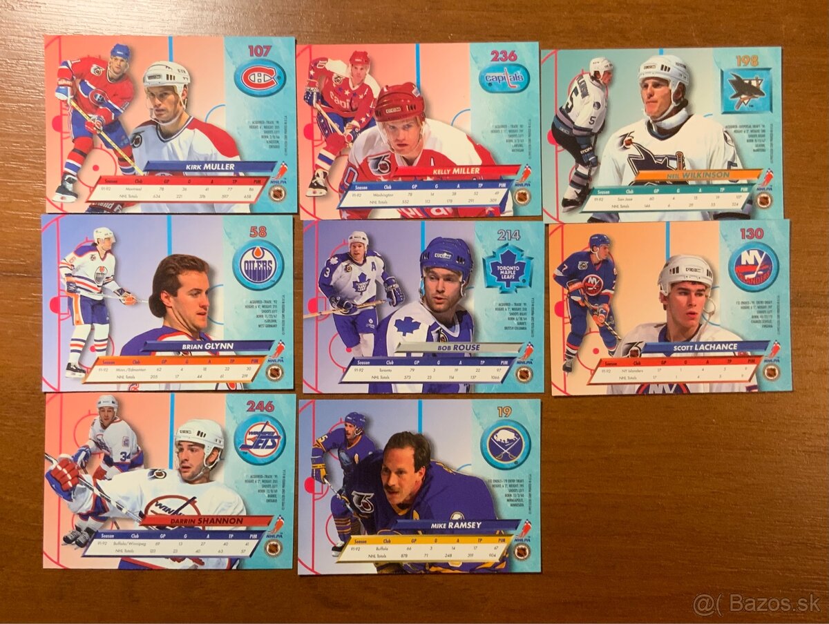 1992-93 Fleer Ultra hockey cards, kartičky nhl - 3