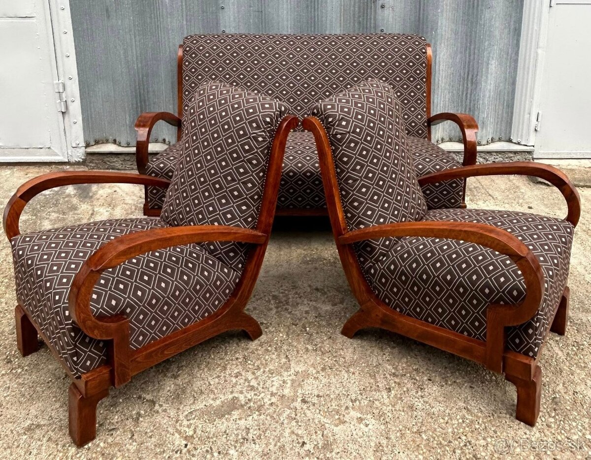 Art deco sedacia súprava - F198 - 3